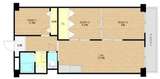 ベルハイツ第1蕨【2階】の間取り