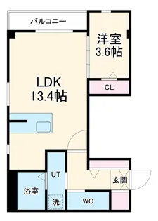 HIIRAGI善明町【2階】の間取り