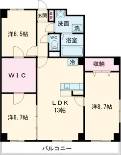 Refuge・F【2階】の間取り