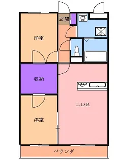 Refuge・F【5階】の間取り