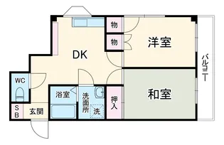 HSレジデンス【2階】の間取り