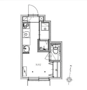 ソルナクレイシア上石神井【101号室】の間取り