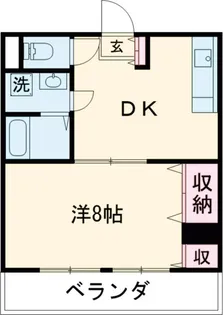 中山ハイツ【303号室】の間取り