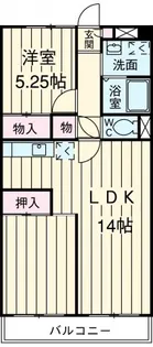 グリーンピア原木【40C号室】の間取り
