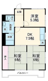 サンシティ88【301号室】の間取り