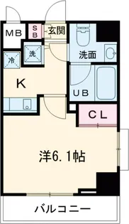 メインステージ大山【4階】の間取り