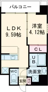プレジオ亀有【6階】の間取り