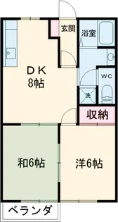 コーポルミエール【1階】の間取り