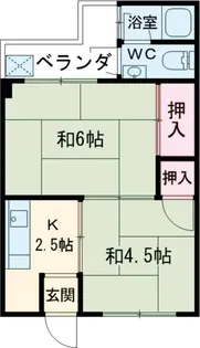 コーポ三谷【2階】の間取り