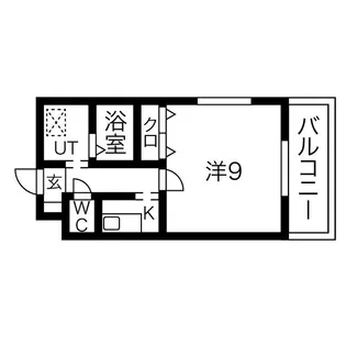 VIRAGE【201号室】の間取り