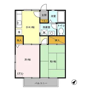 サントビーヒルズ C【2階】の間取り