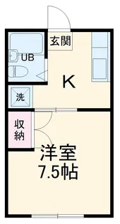 コーポ第一サンライズ【101号室】の間取り