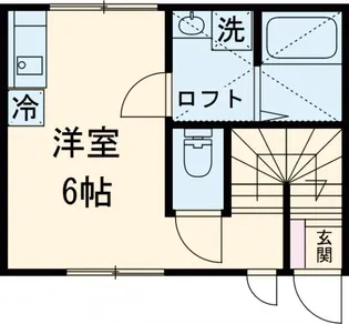 フルセイル八王子新町【203号室】の間取り