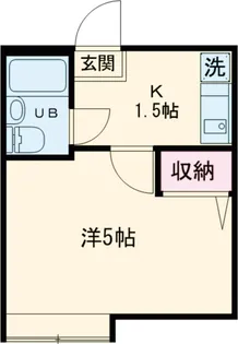 パティオ中川【1階】の間取り