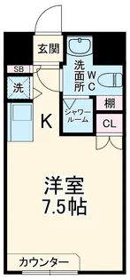 SOCIETY SEASONS【4階】の間取り