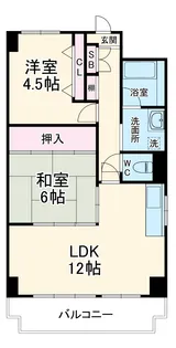 入間市駅前第二ビル【3階】の間取り