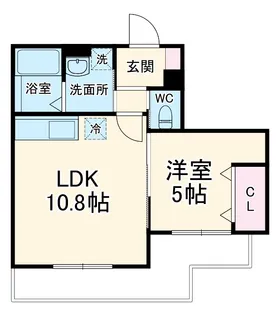 ミモザ・コート【2階】の間取り
