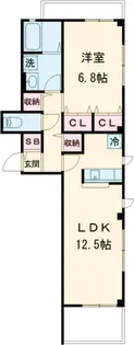 Vieuno八雲【3階】の間取り