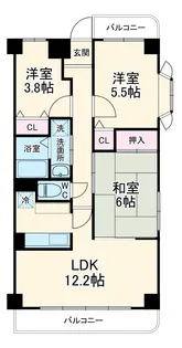 ルミエール【3階】の間取り