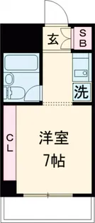 エルスタンザ亀有【1002号室】の間取り