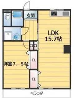 ヤトダハイツ【3階】の間取り