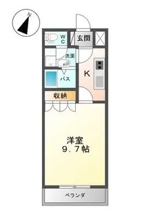 サンローズ【1階】の間取り