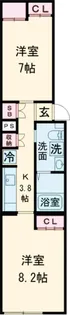 SOLASIAresidence都立大学【101号室】の間取り