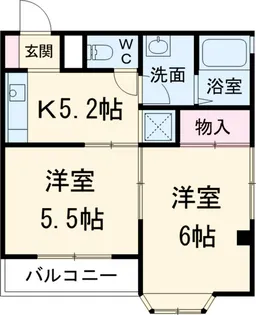 ブランクレスト【1階】の間取り