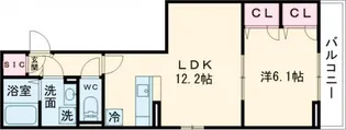 ルリアン北小岩Ⅱ【2階】の間取り