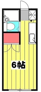 サンサンエー【2階】の間取り