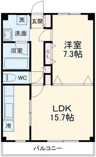 サンパティークⅢ【6階】の間取り