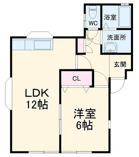 ソレイユ東松戸【2階】の間取り