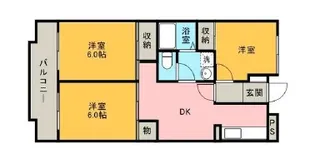 サンシティヒコタC1【1階】の間取り