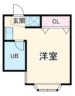パレット西生田B【104号室】の間取り