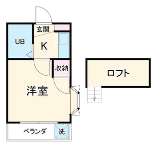 プライア高浜台【205号室】の間取り