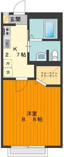 ラ・シエスト【1階】の間取り