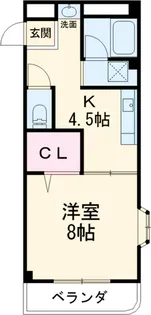 メゾンドクレール【301号室】の間取り