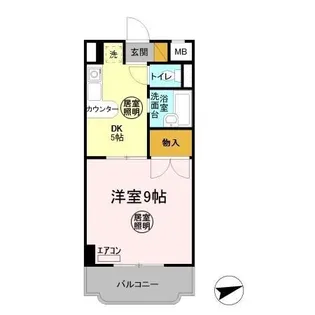 YRレジデンス【3階】の間取り