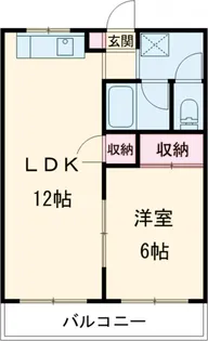 エディフィスみとみ【203号室】の間取り