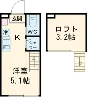 ハーモニーテラス志茂ⅩⅤ【2階】の間取り