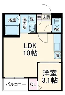GRANDBLUE SHOHOⅡ【1階】の間取り