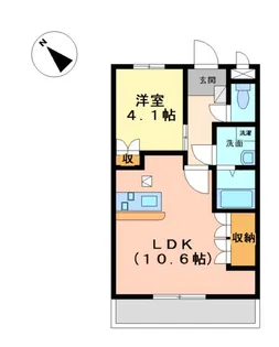 グランピュア【2階】の間取り