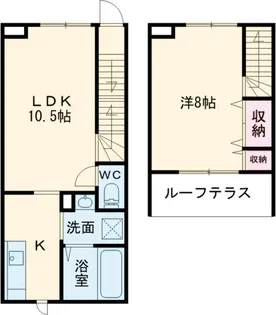 セレ初台【202号室】の間取り