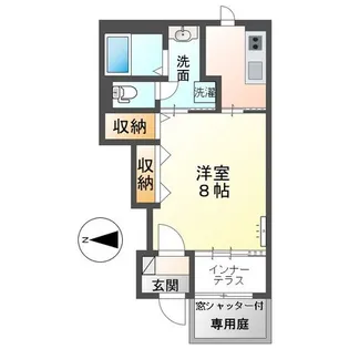 サウザンド クレーン【1階】の間取り