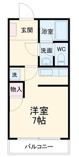 ザ・ホワイトハウスA【305号室】の間取り