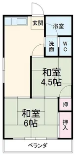 コーポユキ美【202号室】の間取り