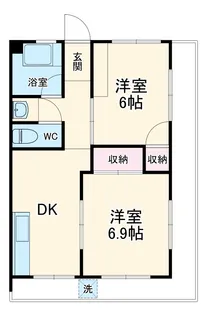 マンションSUZUKI【4階】の間取り