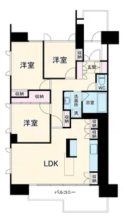 HF辻堂レジデンス【2階】の間取り