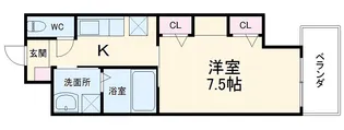 エルメディオ千種【10階】の間取り