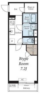 ChampVallon千人町【1階】の間取り